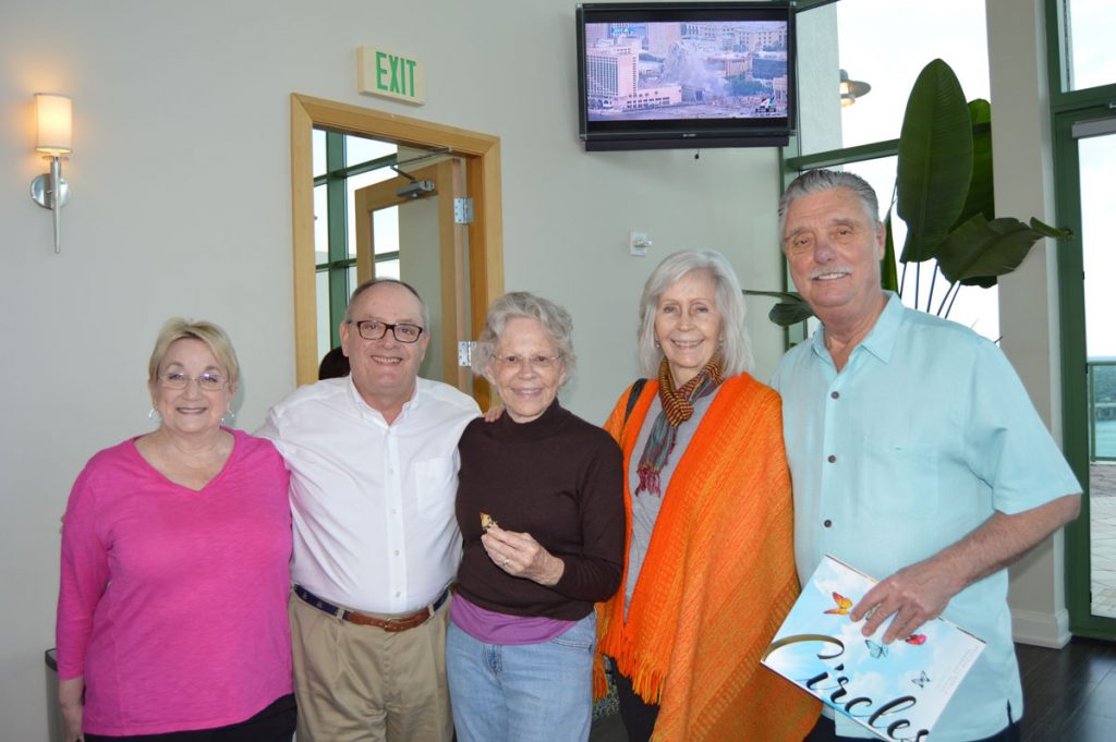 Chelly Schembera, Steve and Jackie Gahan, with Downtown Dwellers President Sandra Fradd and Jeff Schembera