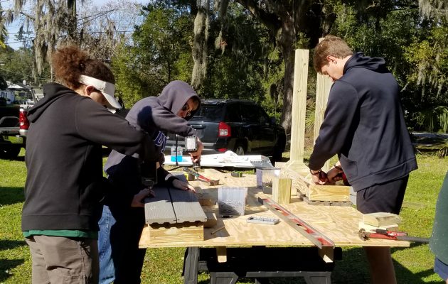 Boy Scout builds outdoor classroom to earn Eagle rank