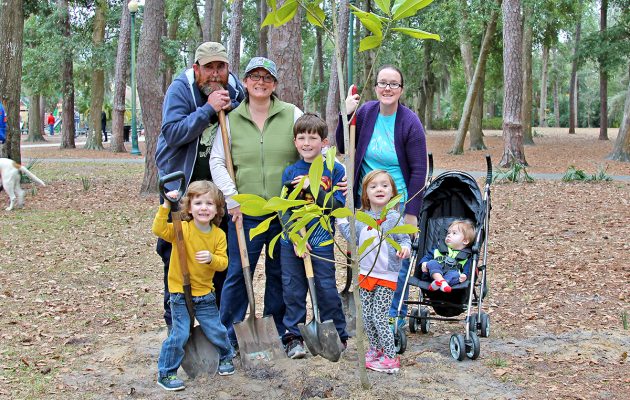 Annual tree planting in Boone Park provides shade for future generations