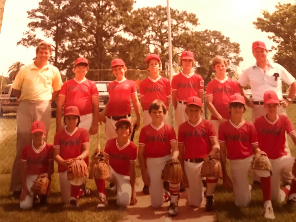 Coca-Cola team 1979-80 with Coaches Doug Milne and Russell Walthour