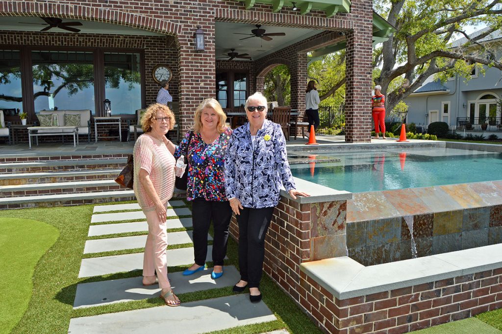 Katy Kearson, Mary Ann Clark and Celina Rohman in the Slay Garden