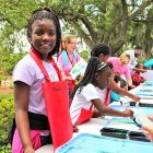 Central Riverside Elementary third grader Sha’kyria Morgan was pleased to participate in Arts4All, formerly known as Very Special Arts, at The Cummer Museum and Gardens.