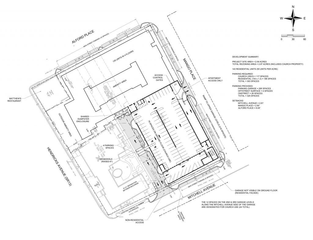 Site plan for the new Park Place at San Marco development
