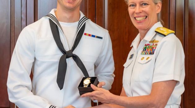Riverside sailor earns top honors at boot camp