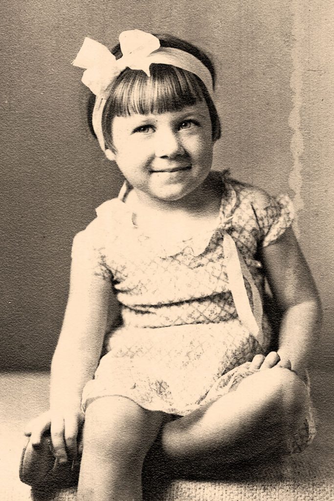 Anita Thompson, 5 years old, 1937