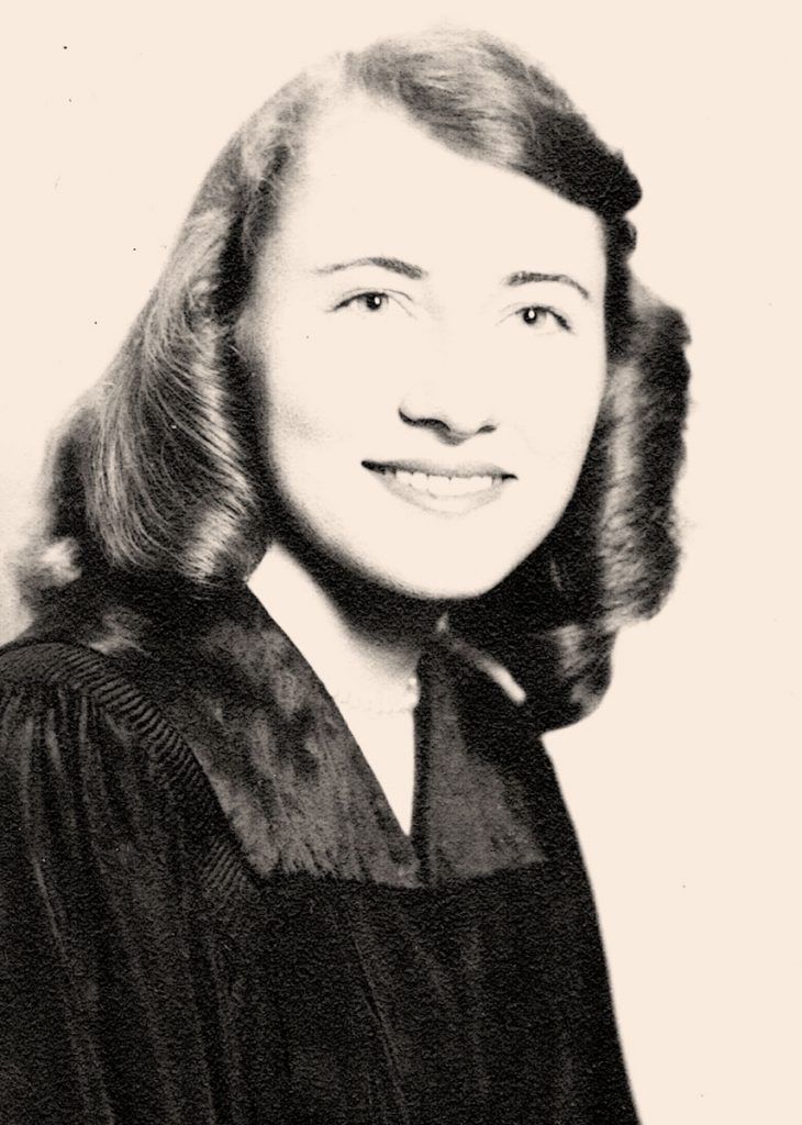 Anita graduated in 1954 from the University of Florida with a bachelor’s degree in pharmacy.