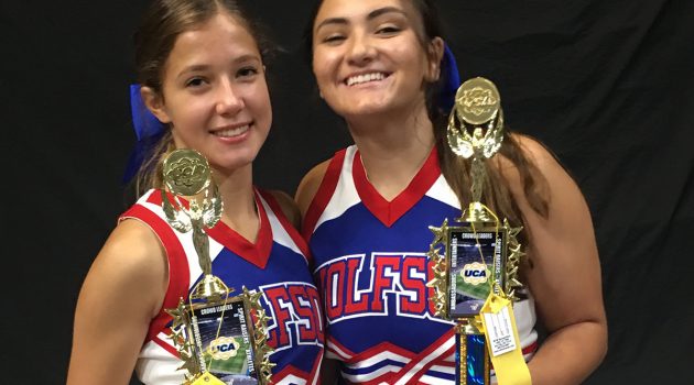 Two Wolfson cheerleaders named All American, cheer team receives state recognition