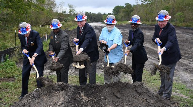 Groundbreaking of roadway to Jacksonville National Cemetery