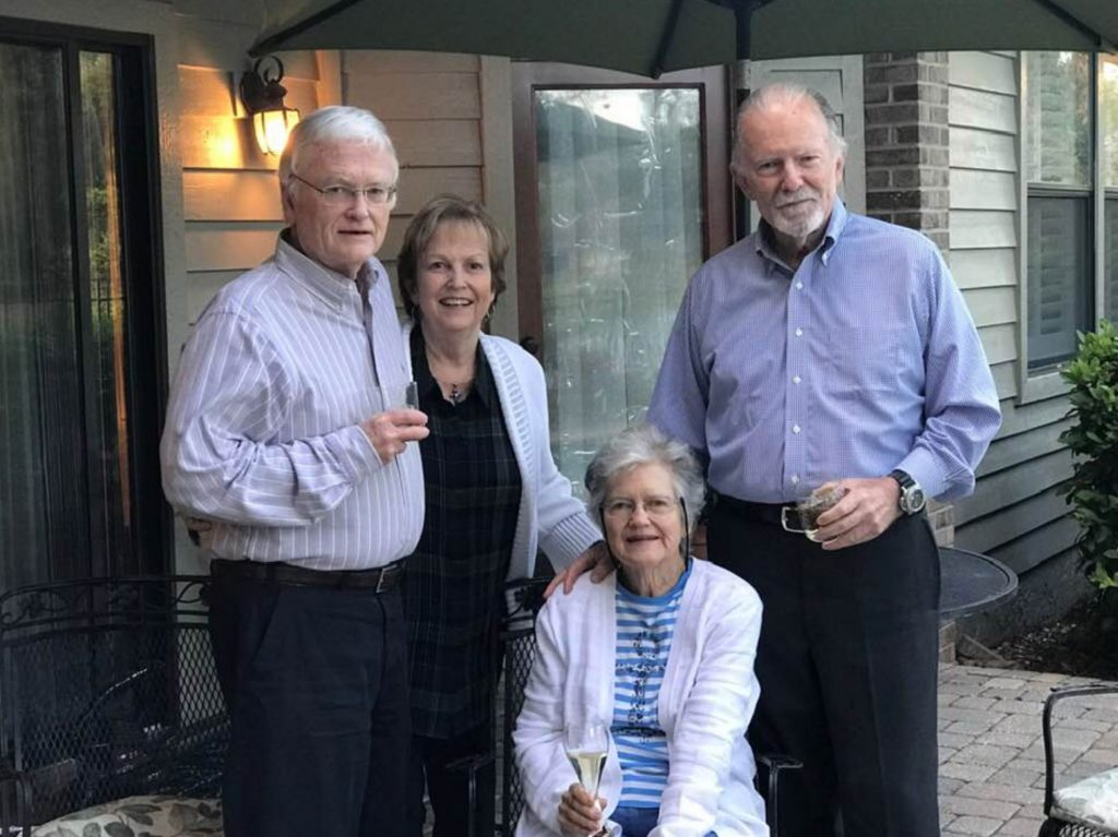 A recent photo of John, Una, Sonja and Charlie