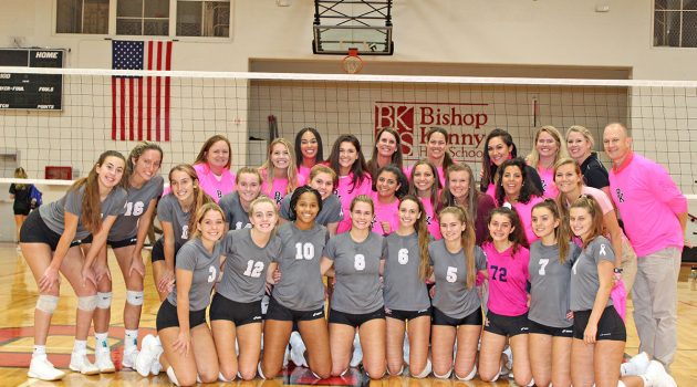 Pink Out volleyball tradition continues for Bishop Kenny, Bolles