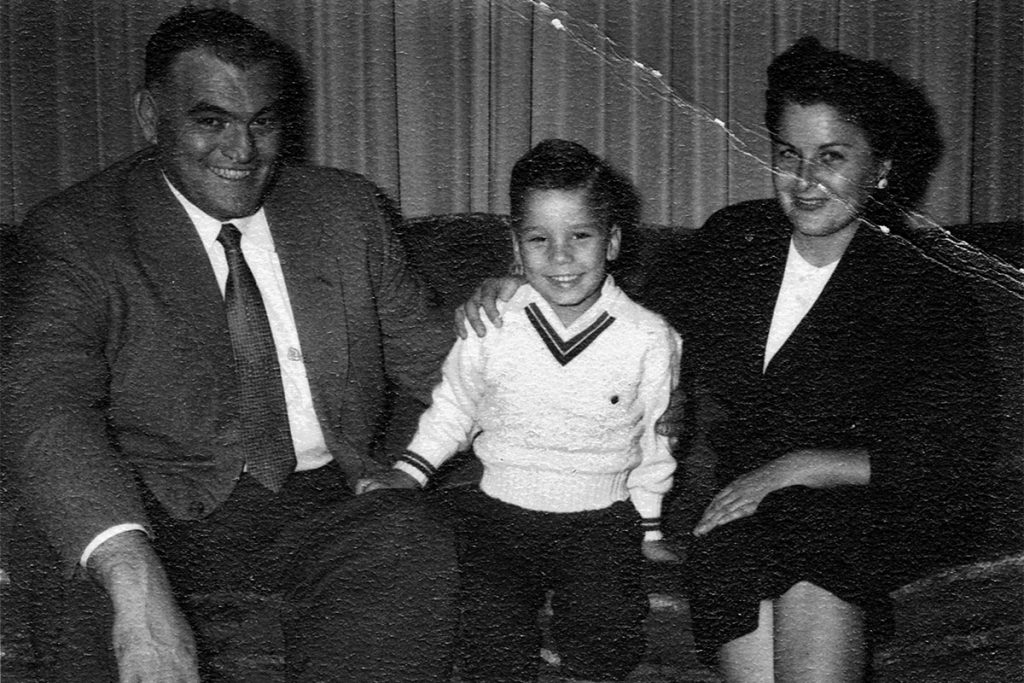 Charles and Bonnie Gum with their son, David