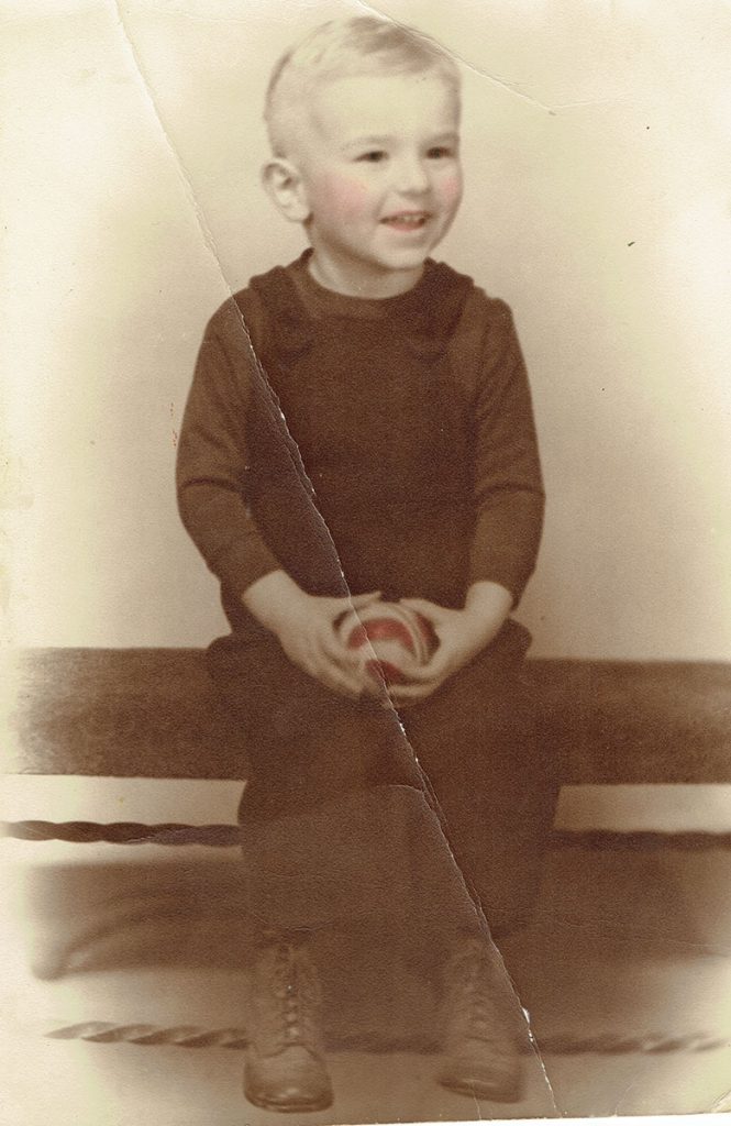 Kim Miller at age 3
