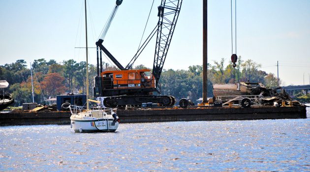 Abandoned vessels removed from Ortega River