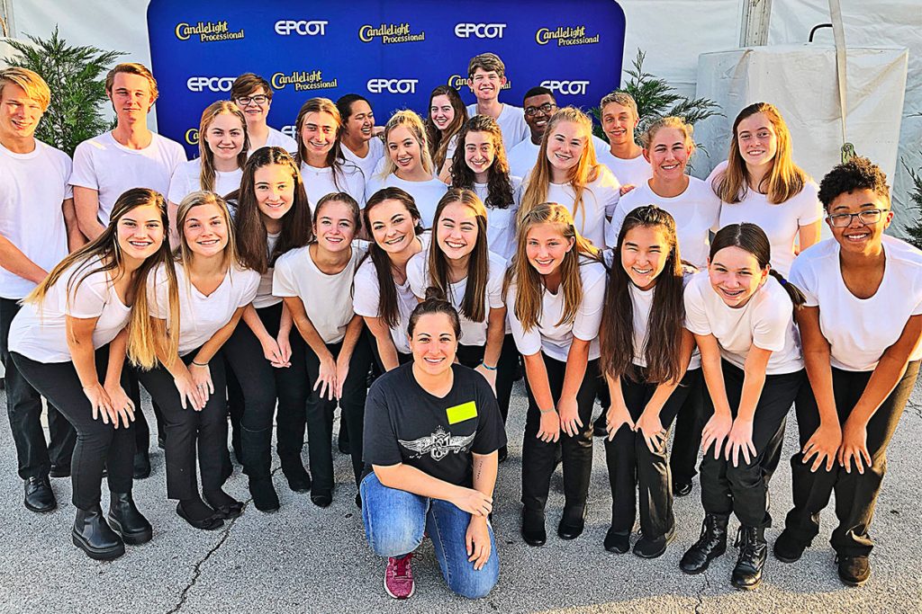 The Concert and Honors Chorale of Episcopal School of Jacksonville performed at Walt Disney World Dec. 11.