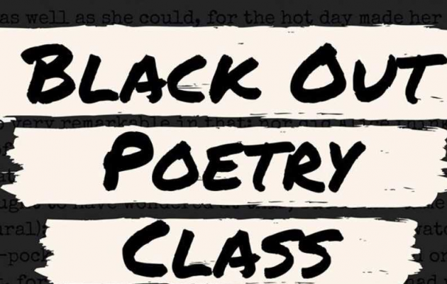 Black Out Poetry Class