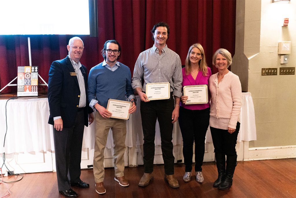 Design Award presented for the 2606 Park Street project, Jacksonville Pediatrics, Nathan Bussey, contractor Terry Smalls. Photo courtesy of Norris Creation