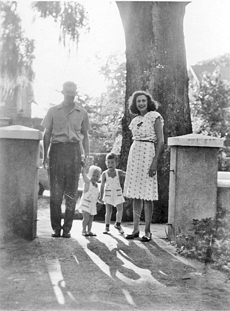 Wayne W. Wood and Darry Wood with their parents, Guy D. Wood Jr. and Rose W. “Bee” Wood.