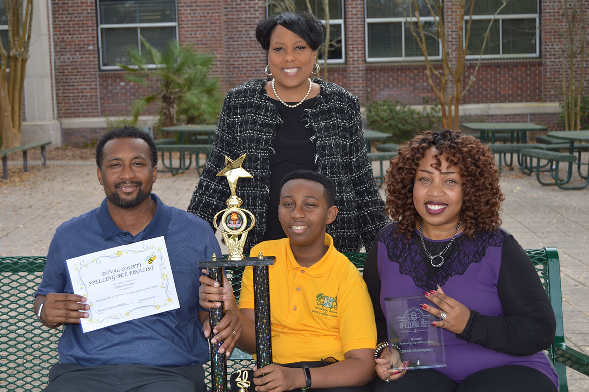 duPont eighth grader wins Duval County spelling bee - The Resident ...