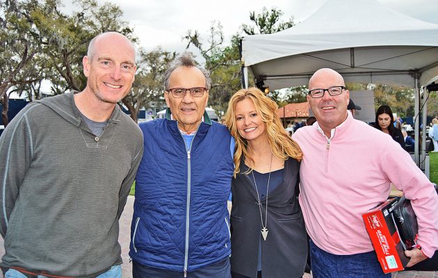Celebrities, guests mingle at Furyk and Friends concert