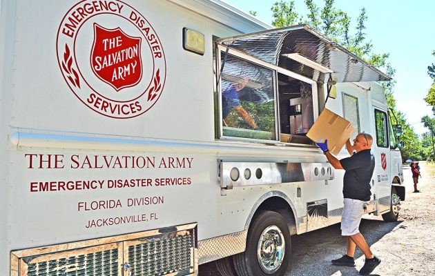 Families benefit from Salvation Army care packages