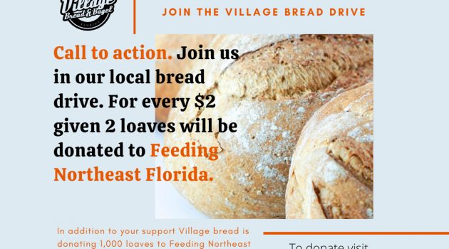 Village Bread donates 1,000 loaves to Feeding Northeast Florida
