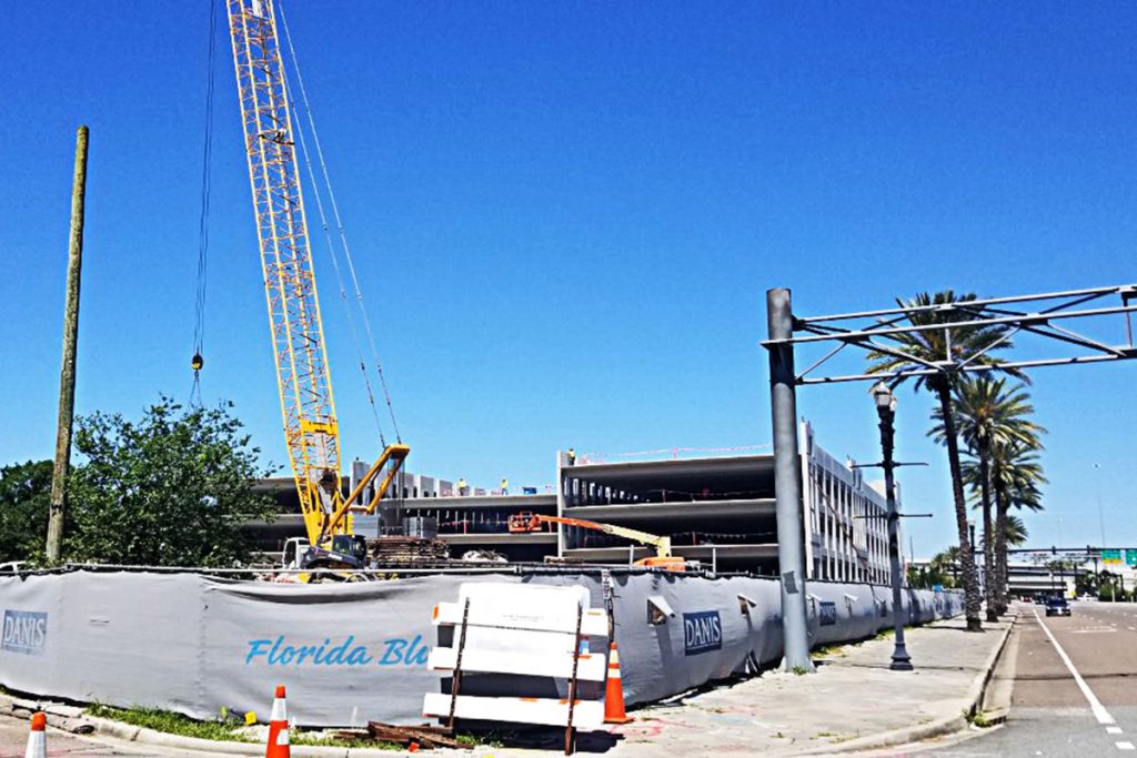 The Florida Blue parking garage at Park and Forest streets may be done this year.