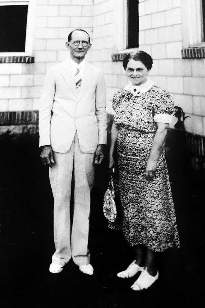Rev. Dr. William H. Evans and his wife, Laeuna. Evans was pastor of Alabama’s Fairhope Baptist Church where Mason’s parents were married in 1935 and where Evans baptized Mason in 1946.