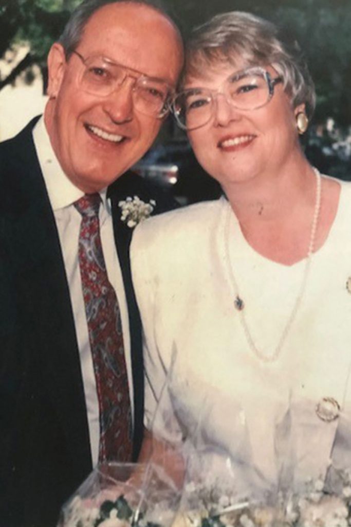 William and Juliette Mason on their wedding day in April 1993