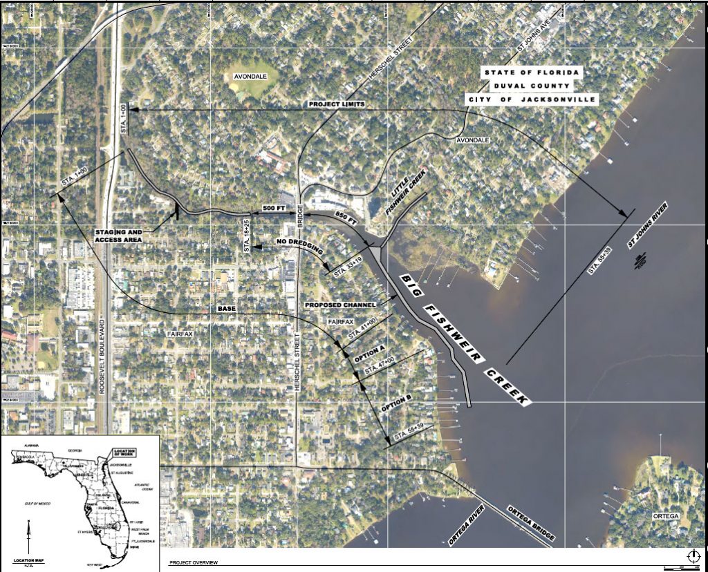 Dredging will begin next year along Big Fishweir Creek, which the U.S. Army Corps of Engineers say will help restore a deeper flow to the channel.