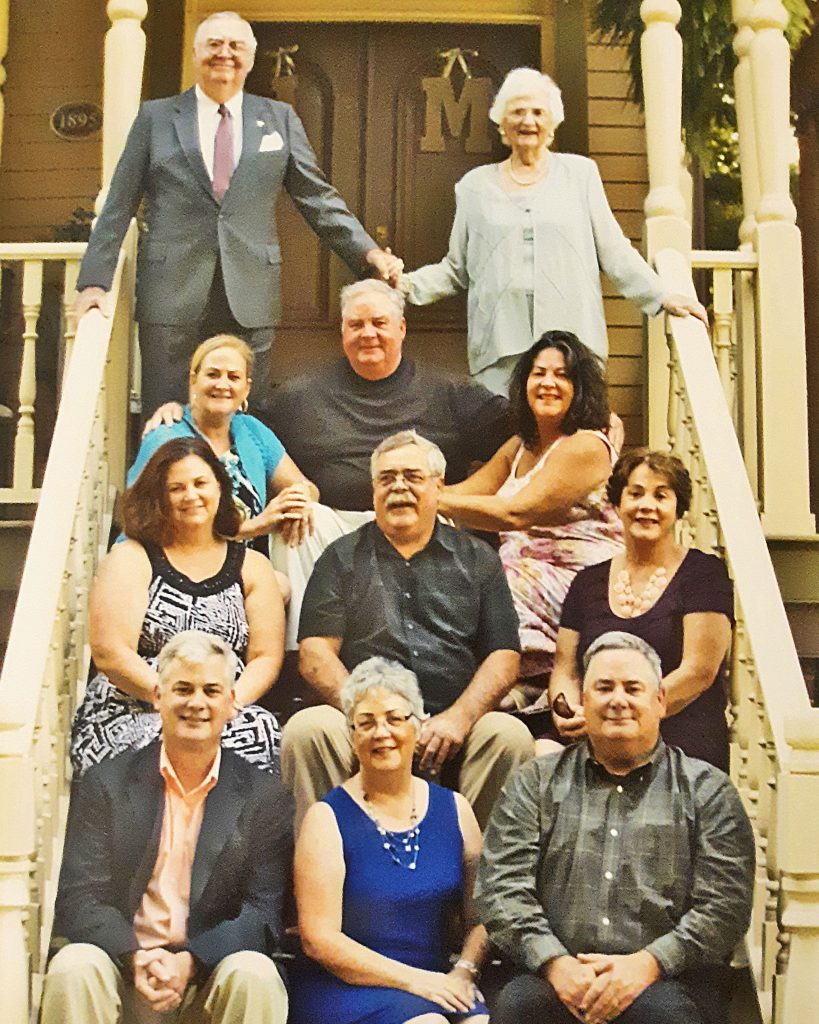 Coyle Family – Top Row 1: Jack and Anne Coyle. Row 2: Elinor Coyle Cantrell, Garry Coyle, Mary Clare Coyle; Row 3: Patricia Coyle Farrell, Michael Coyle and Mary Coyle Green. Bottom Row 4: Jim Coyle, Anne Coyle Clewell and John Coyle, Jr.