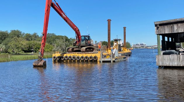 Dredging nearly finished on Millers Creek