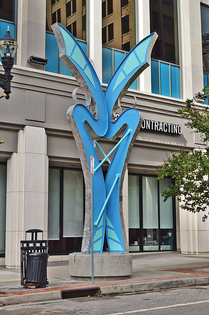 Sixth downtown sculpture