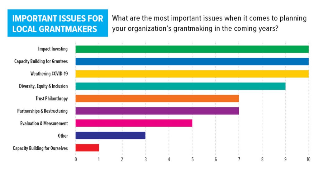 Most Important Issues for Local Grantmakers
