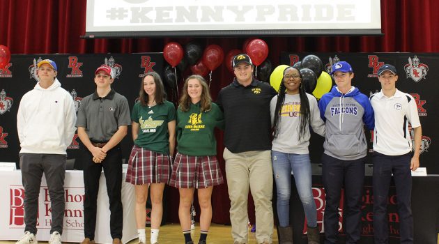 Eight Crusaders sign to play college athletics