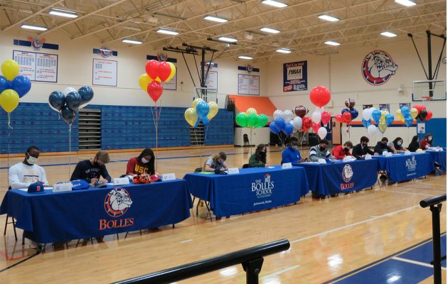 Bolles student-athletes sign on to play in college