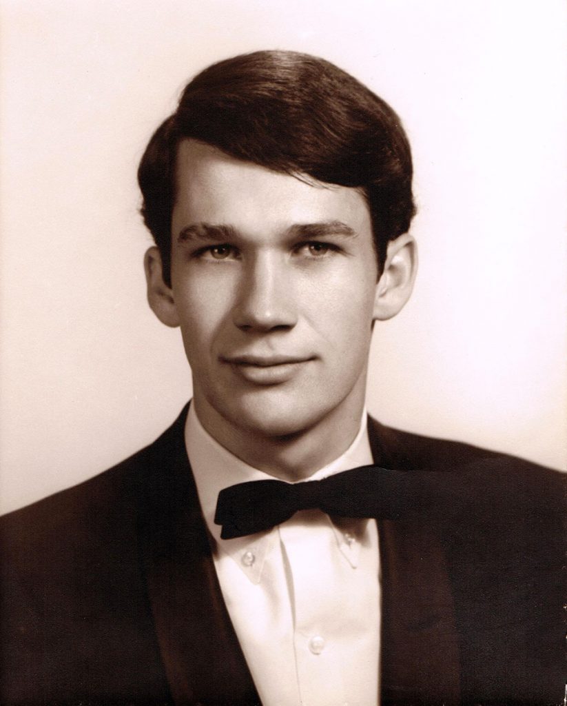 Pat Geer as a Robert E. Lee High School senior, 1967