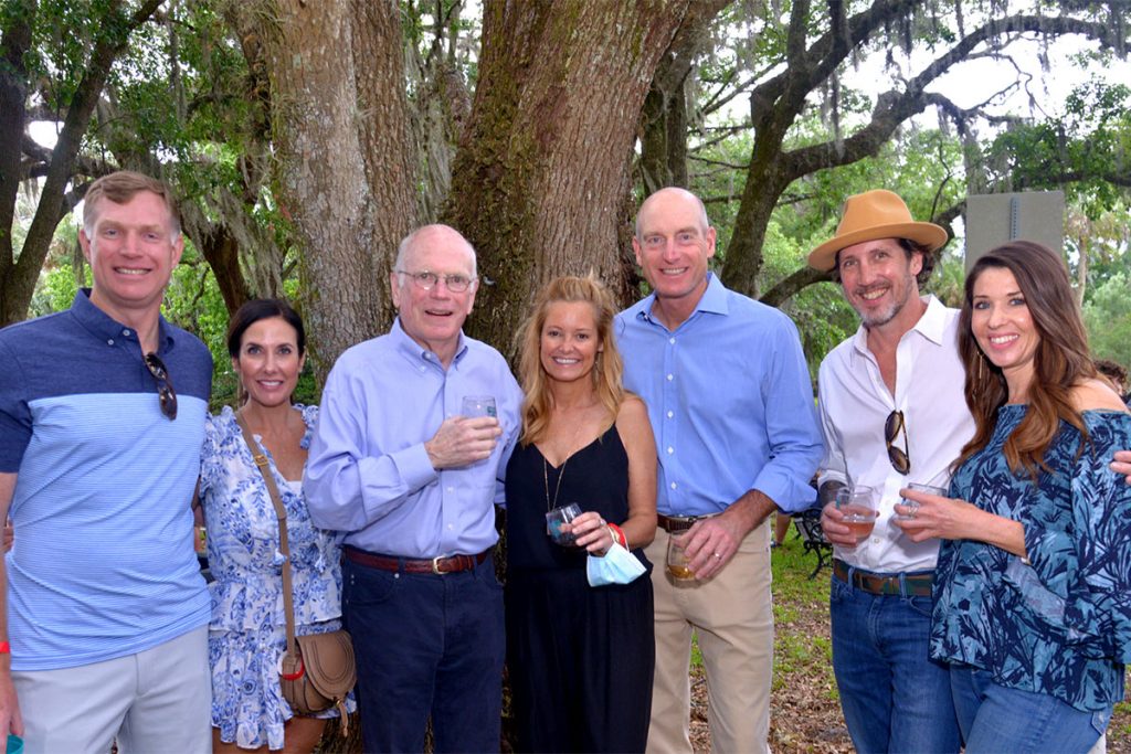 Henry and Jennifer Brown, Peter Rummell, Tabitha and Jim Furyk, Chad Munsey and Lauren Doran