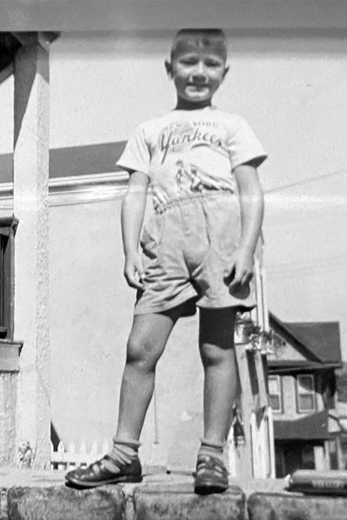 Dr. Berdy in Staten Island, NY at 8 years old.