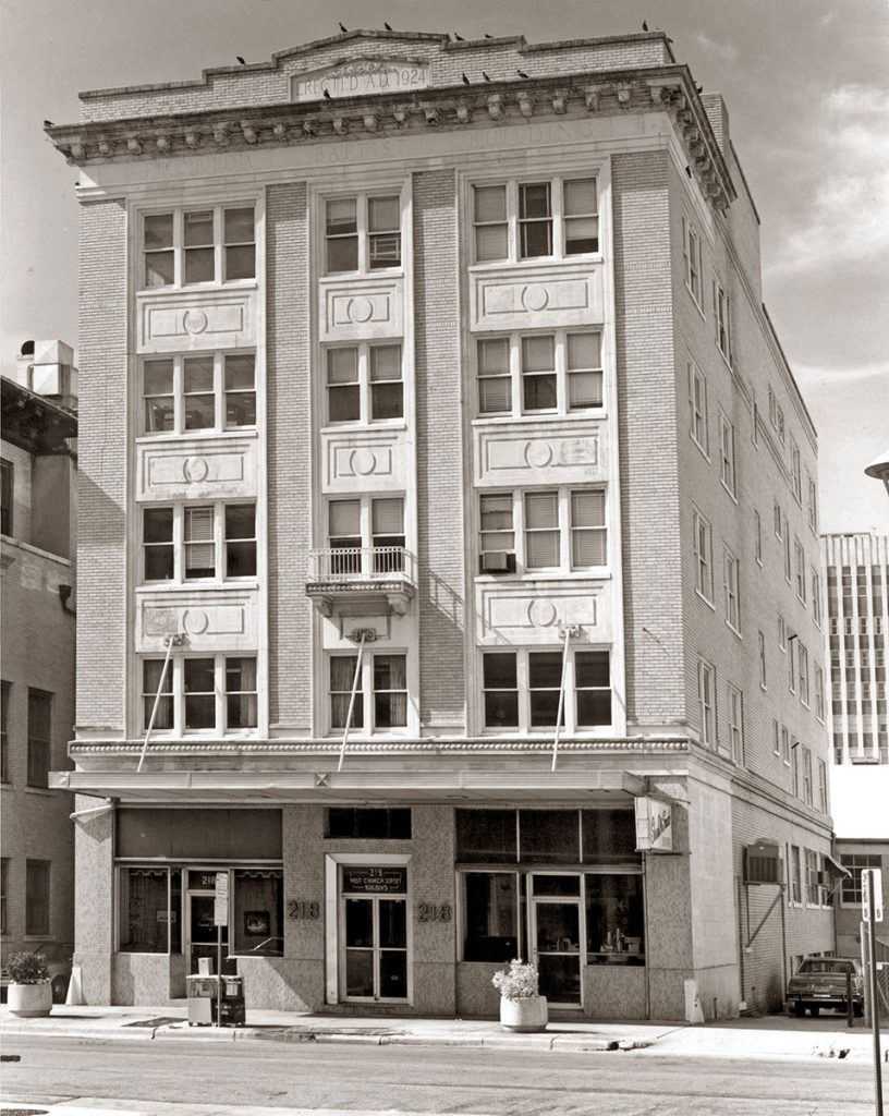 The Florida Baptist Building is one of the structures that JWB has incorporated in its plans to rehabilitate, it was built in 1924.