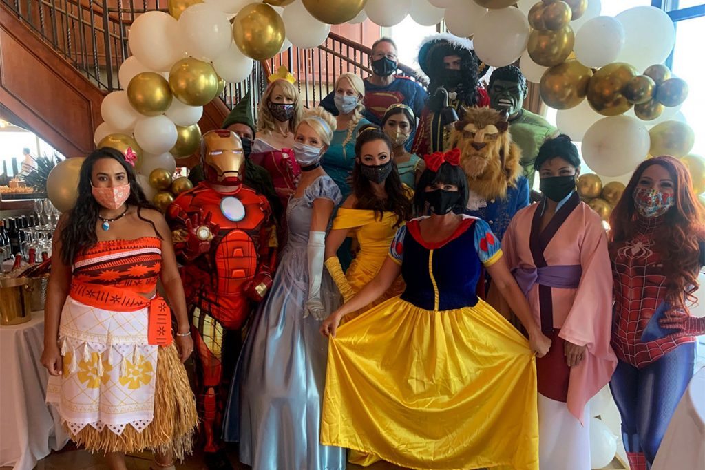 Gate Hospitality team members go  all out for the entertainment of children, as Disney characters, Marvel and other amazing costumes were rolled out for the annual affair. 