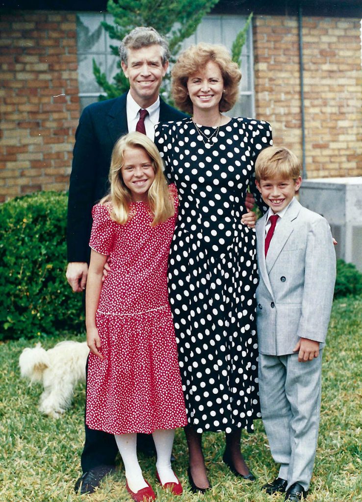 The Kidds on Easter Sunday, 1988