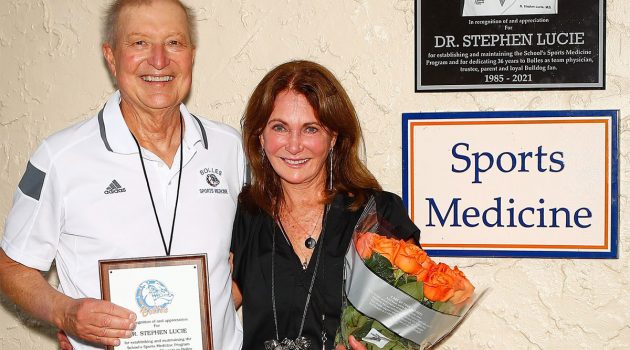 Bolles Hosts Special Tribute for Retired Team Physician Lucie