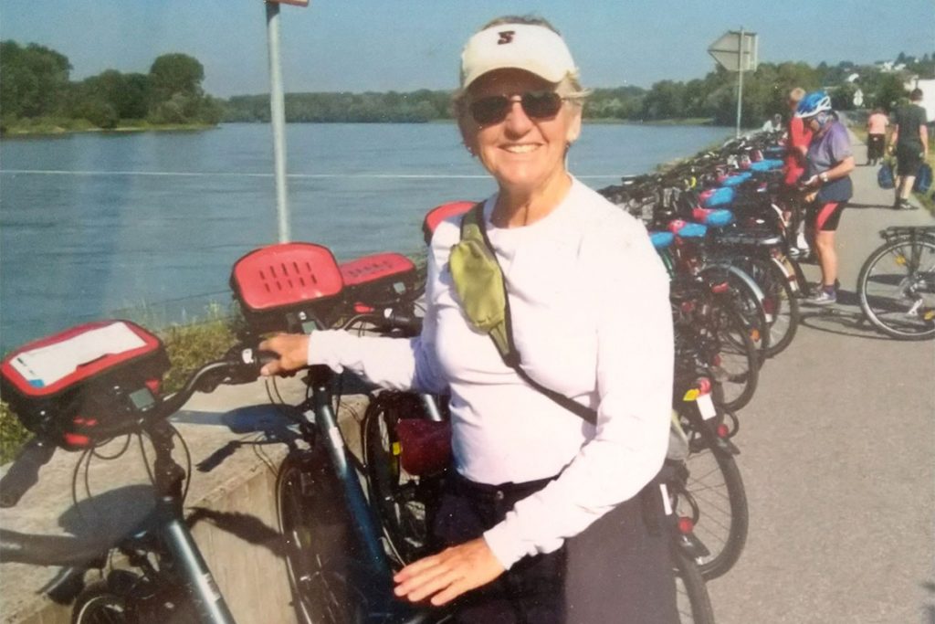 Dr. Iris Eisenberg on a Bike and Barge Tour in the Netherlands