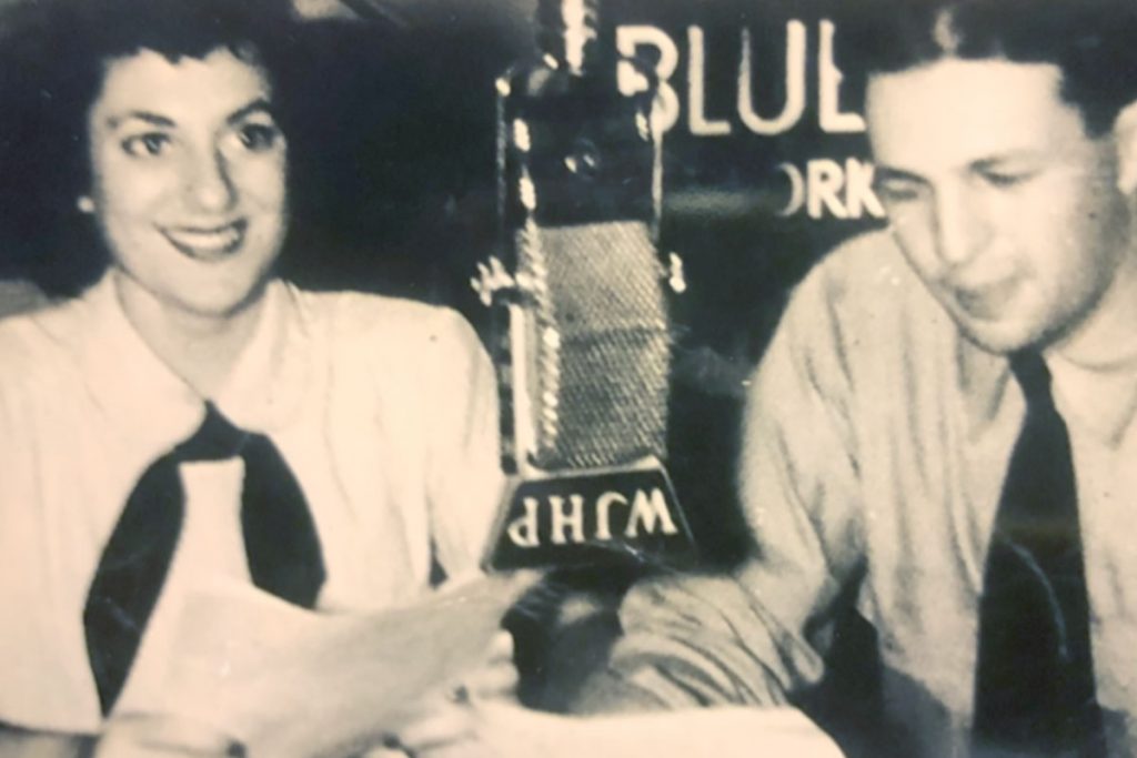 Anita P. Morris in her radio days