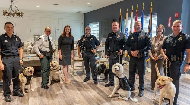 Animal House: K9s for Warriors Celebrates Award, Donates Station Dog to Local Police