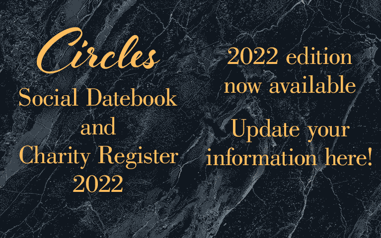 Circles Social Datebook and Charity Register | 2022 edition now available | Update your information here!
