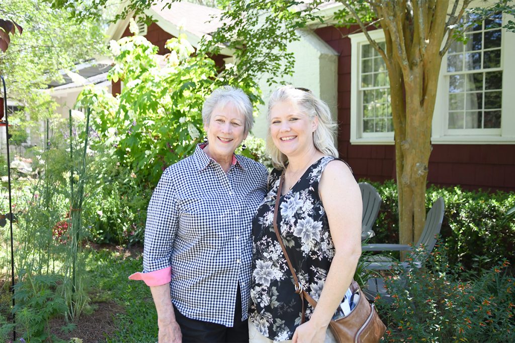 Cindy Guy with her daughter-in-law Lynn Holman