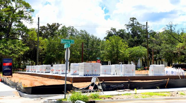 Townhomes rising in San Marco