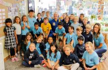 Blue Angels’ Rickoff visits Jacksonville Country Day School