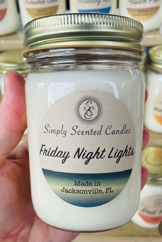 Friday Night Lights candle | Photo Credit: Simply Scented Candles